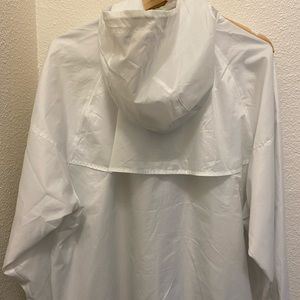 White Nike windbreaker
